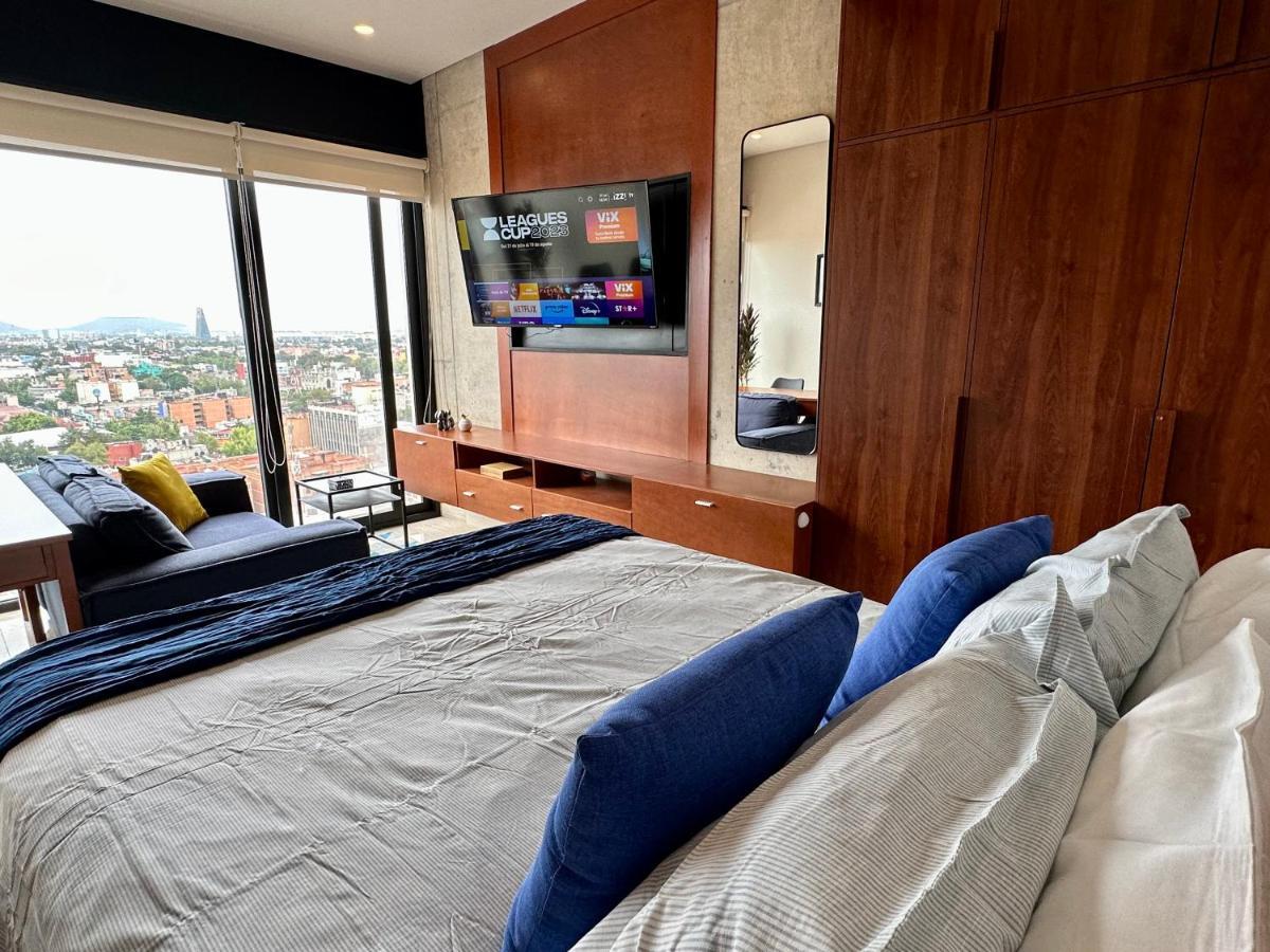 Apartament Loft Con Increible Vista Zona Polanco Condesa - Gym Y Business Center Meksyk Zewnętrze zdjęcie
